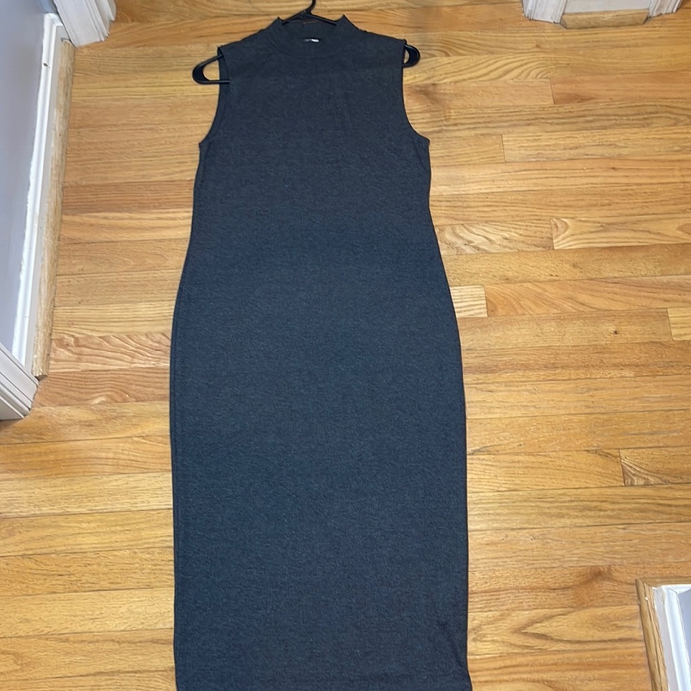 Dark grey and black dress